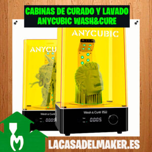 Descubre las increíbles Cabinas de Curado y Lavado AnyCubic Wash&Cure para lograr acabados perfectos en tus impresiones 3D.