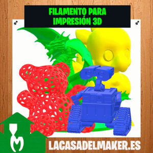Descubre nuestra variedad de filamentos de alta calidad para impresión 3D y da vida a tus proyectos con realismo y precisión.