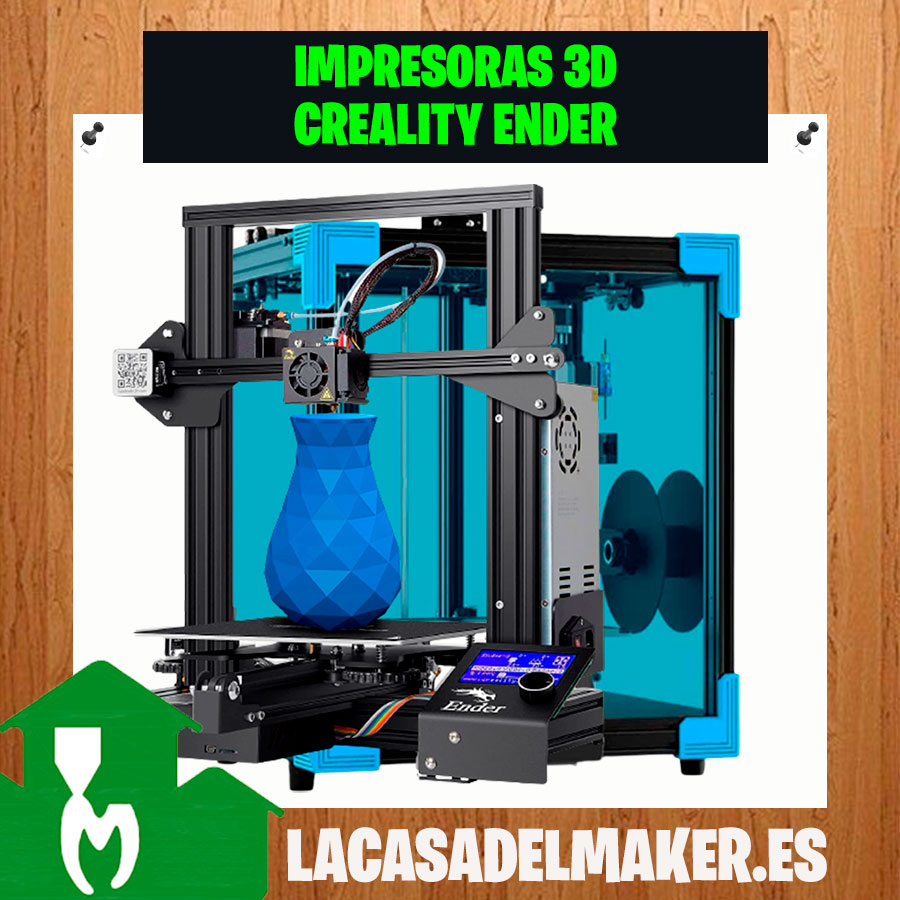 Descubre las impresoras 3D Creality Ender, tu puerta al emocionante mundo de la impresión tridimensional. Calidad y creatividad al alcance de tus manos.