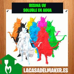 Resina UV soluble al agua para Impresión 3D. Logra impresiones 3D precisas y limpias con nuestro innovador material. ¡Descúbrelo ahora!
